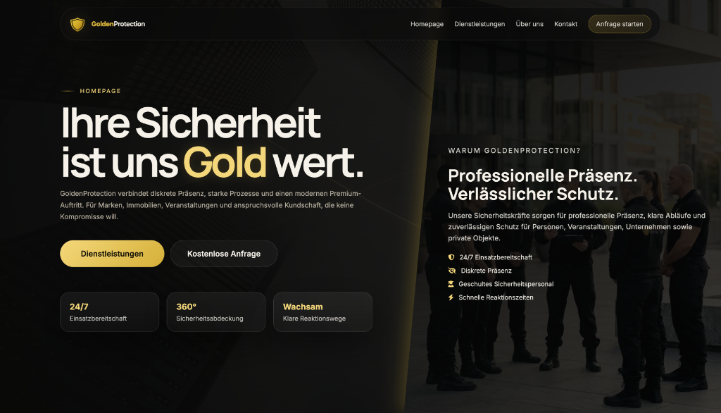 Goldenprotection Homepage