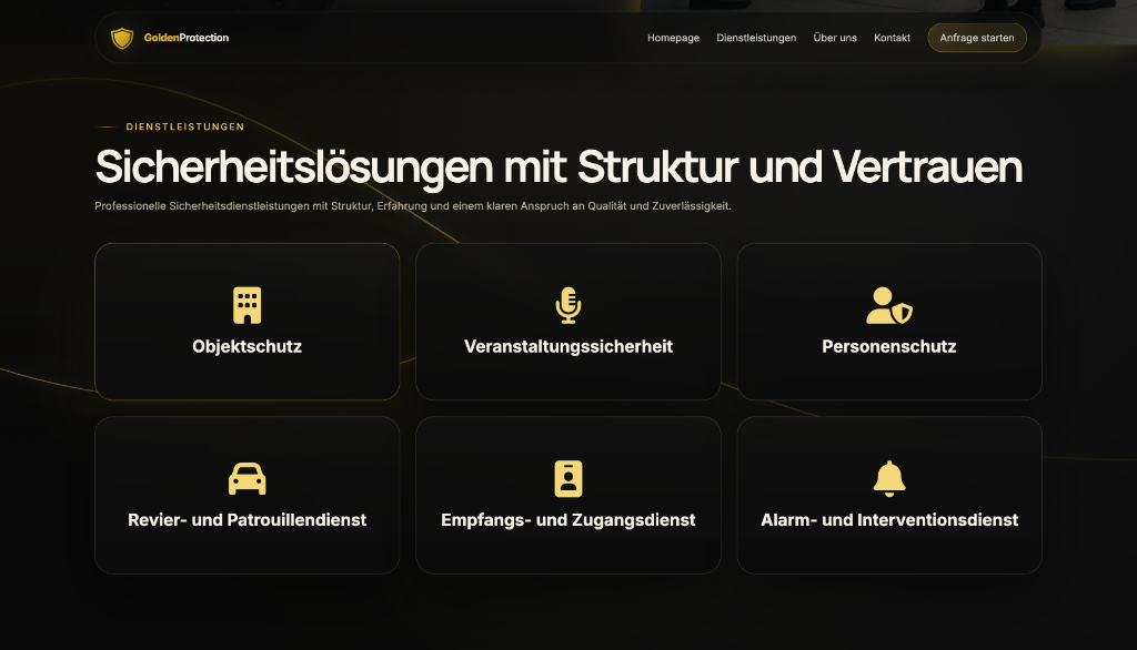 Goldenprotection Leistungen