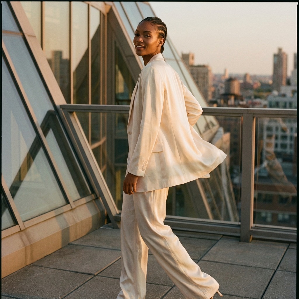 Fotoshooting Model in der Stadt