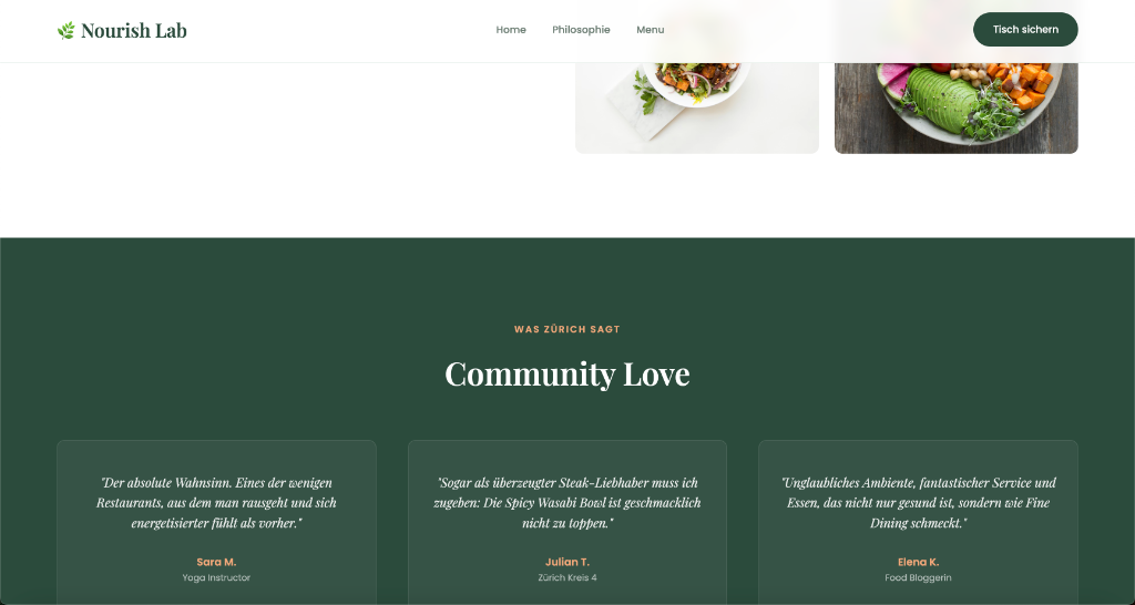 Nourish Lab Community